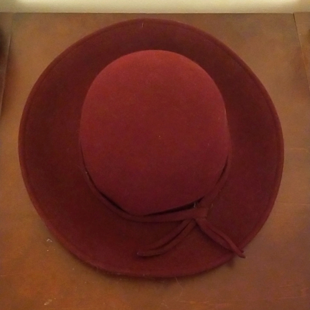 Vintage Maroon Hat